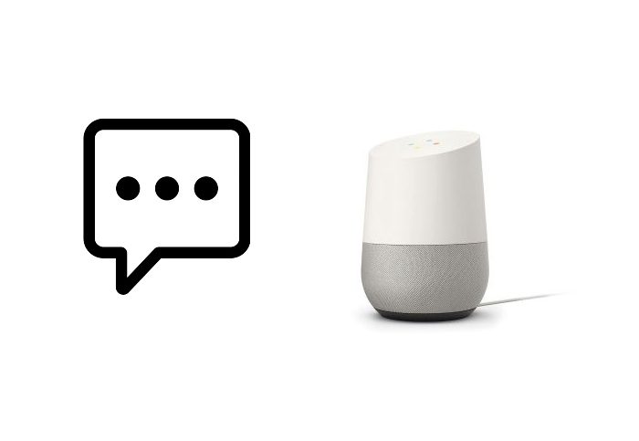 google home talk