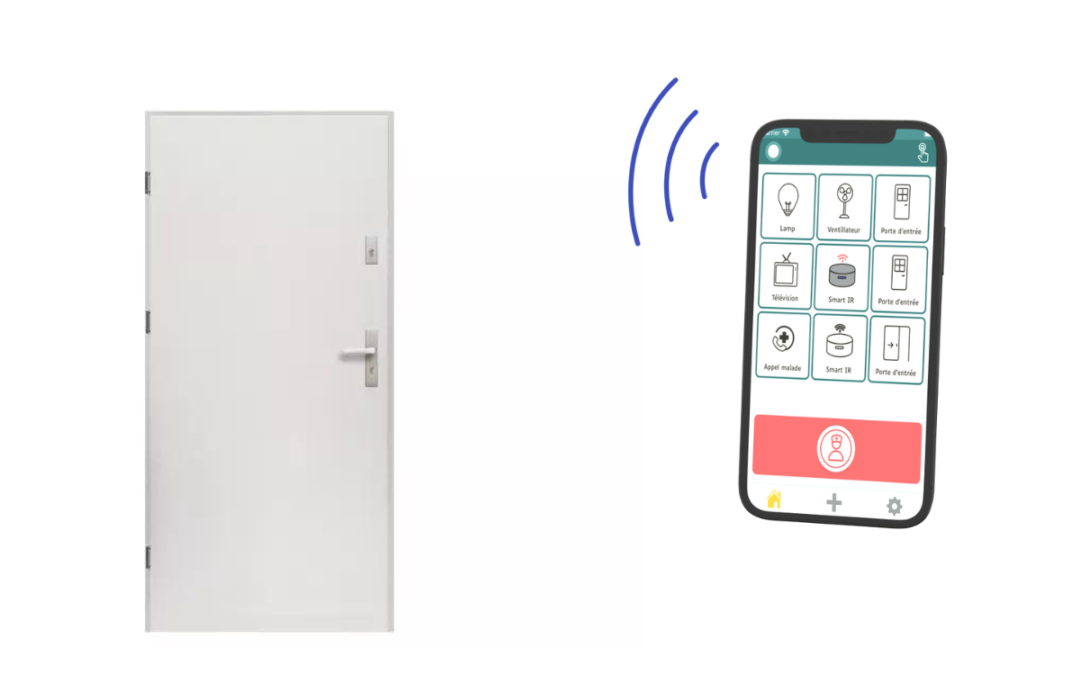 Ouvrir une porte d'entrée avec son téléphone