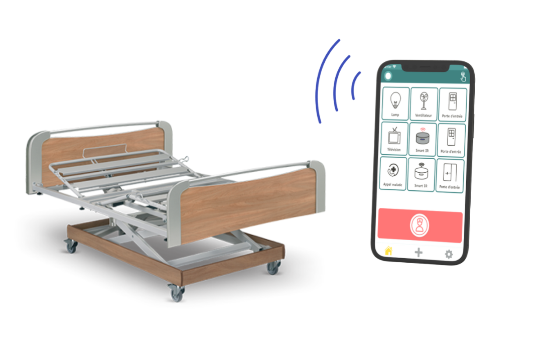 Piloter le lit avec le téléphone